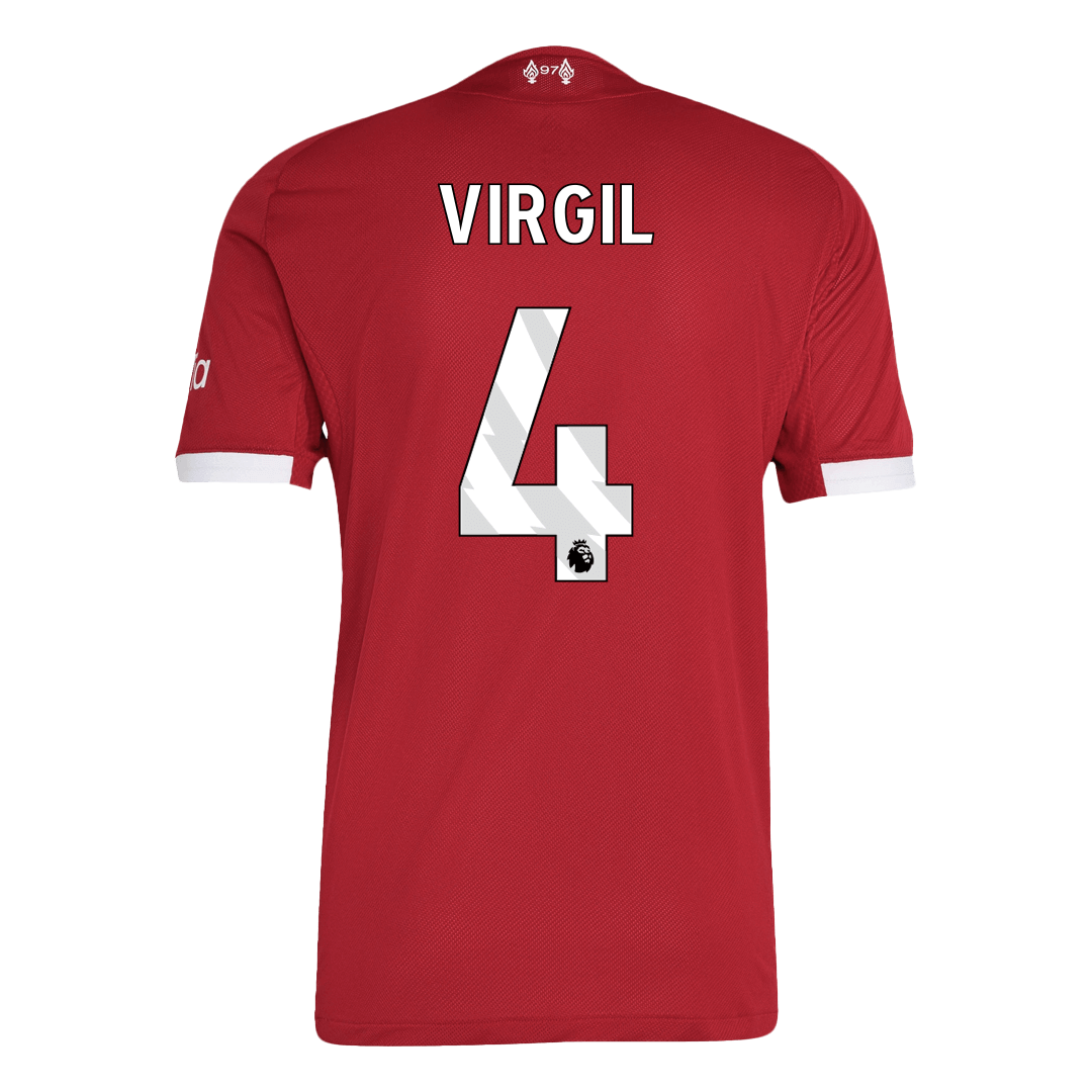 VIRGIL #4 Liverpool Hjemme Herrer Matchdrakt 2025/26