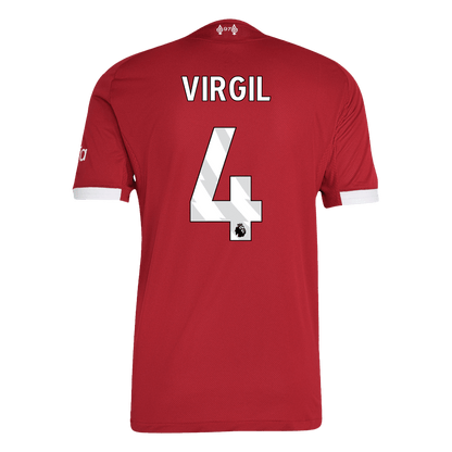 VIRGIL #4 Liverpool Hjemme Herrer Matchdrakt 2025/26