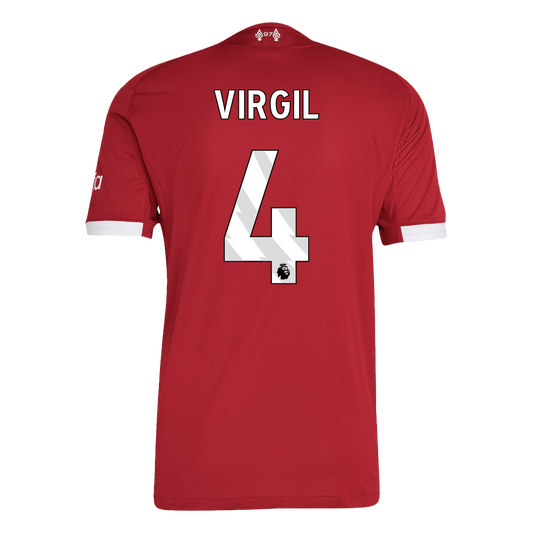 VIRGIL #4 Liverpool Hjemme Herrer Matchdrakt 2025/26