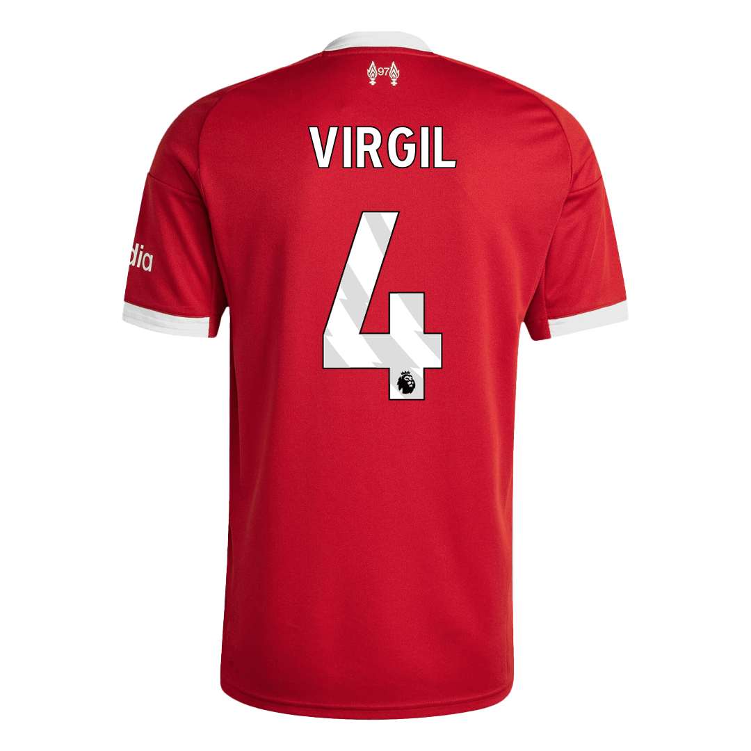 VIRGIL #4 Liverpool Hjemme Herrer Fan-drakt 2025/26