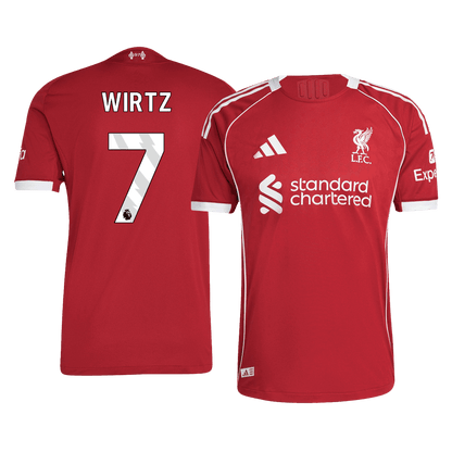 WIRTZ #7 Liverpool Hjemme Herrer Matchdrakt 2025/26