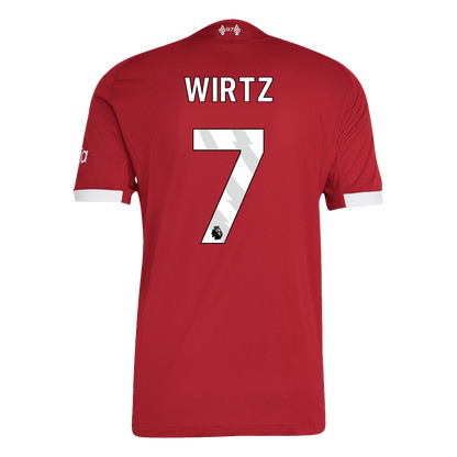 WIRTZ #7 Liverpool Hjemme Herrer Matchdrakt 2025/26