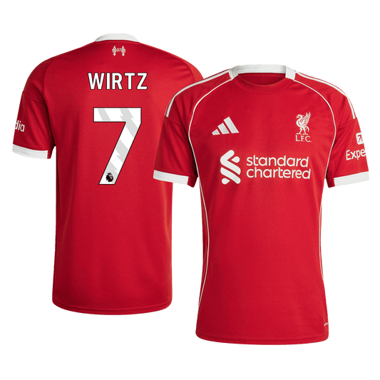 WIRTZ #7 Liverpool Hjemme Herrer Fan-drakt 2025/26