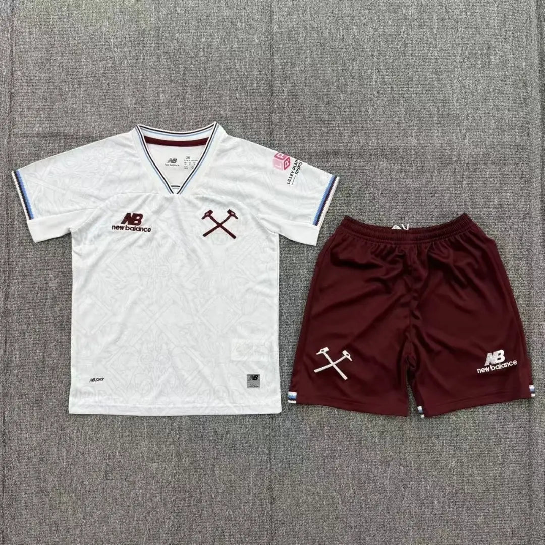 West Ham United Borte Barn Drakt + Shorts 2026/27