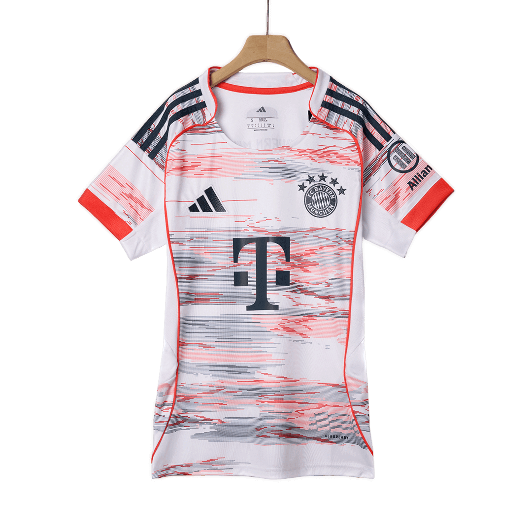Bayern Munich Borte Hvit Damer Fan-drakt 2025/26