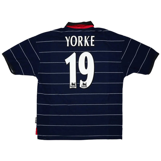 Yorke #19 Manchester United 1999/00 Borte Retro drakt