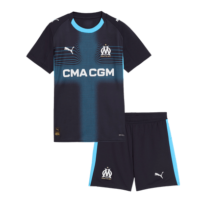 Marseille Borte Barn Drakt + Shorts 2025/26