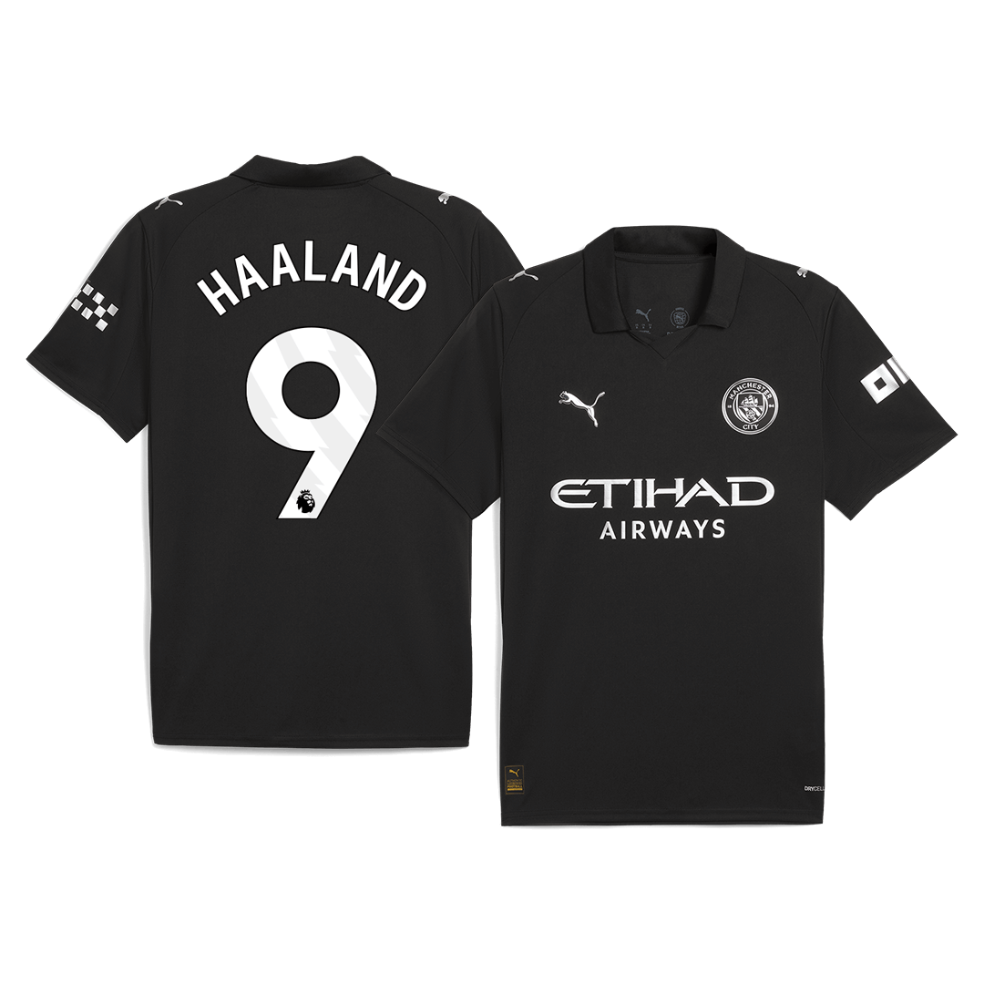 HAALAND #9 Manchester City Borte Herrer Fan-drakt 2025/26