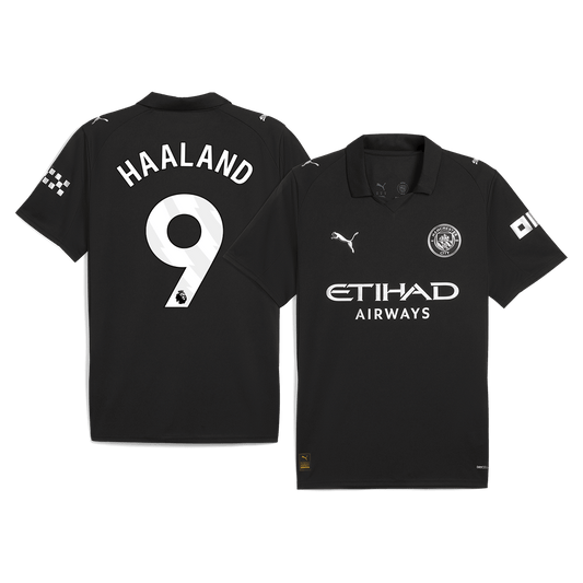 HAALAND #9 Manchester City Borte Herrer Fan-drakt 2025/26