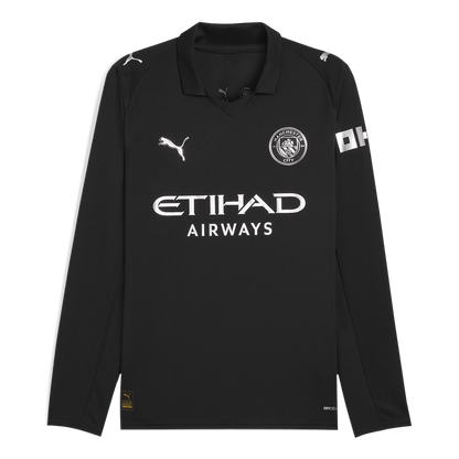 Manchester City Borte Herrer Fan-drakt Langermet 2025/26
