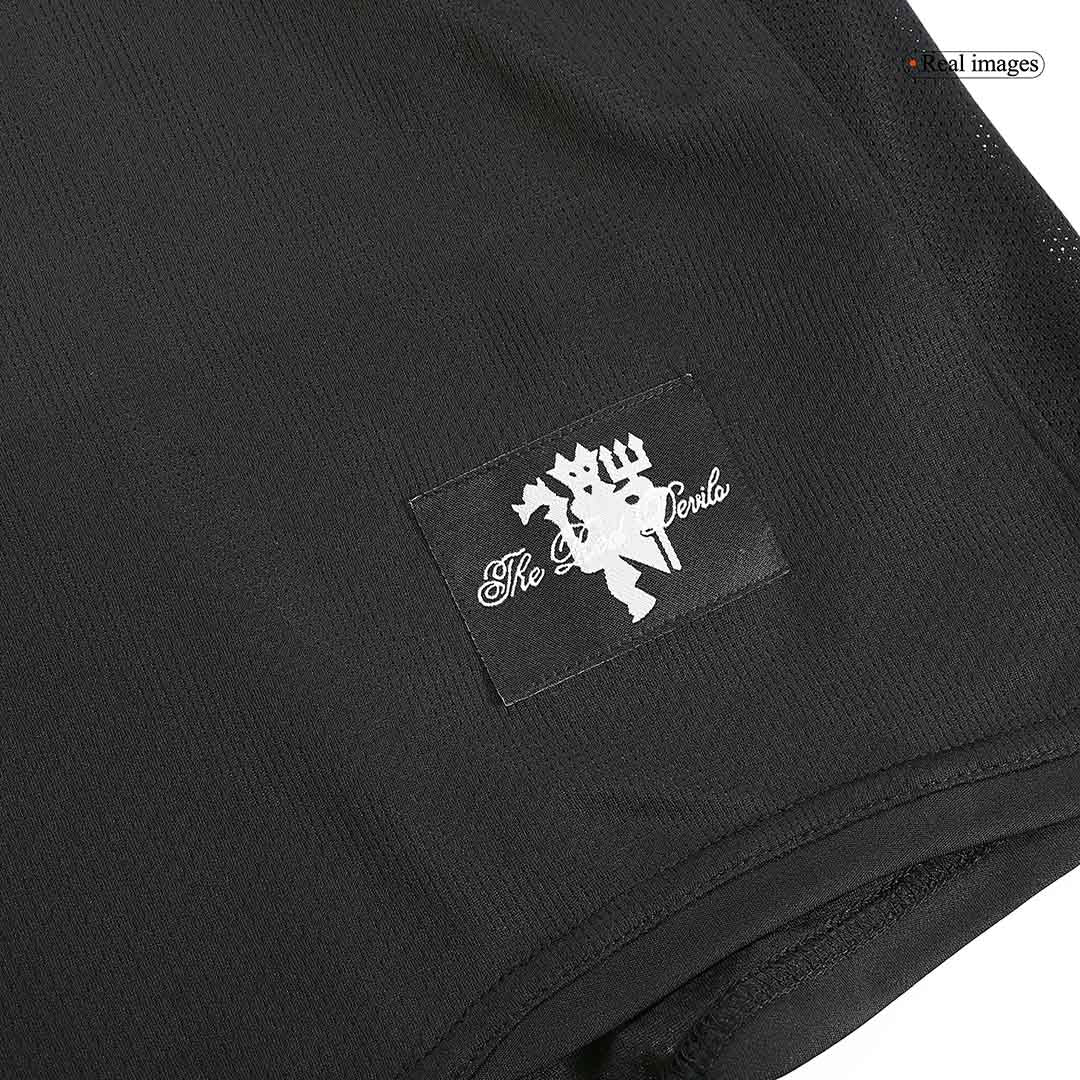 Manchester United 2007/08 Borte Retro drakt Langermet