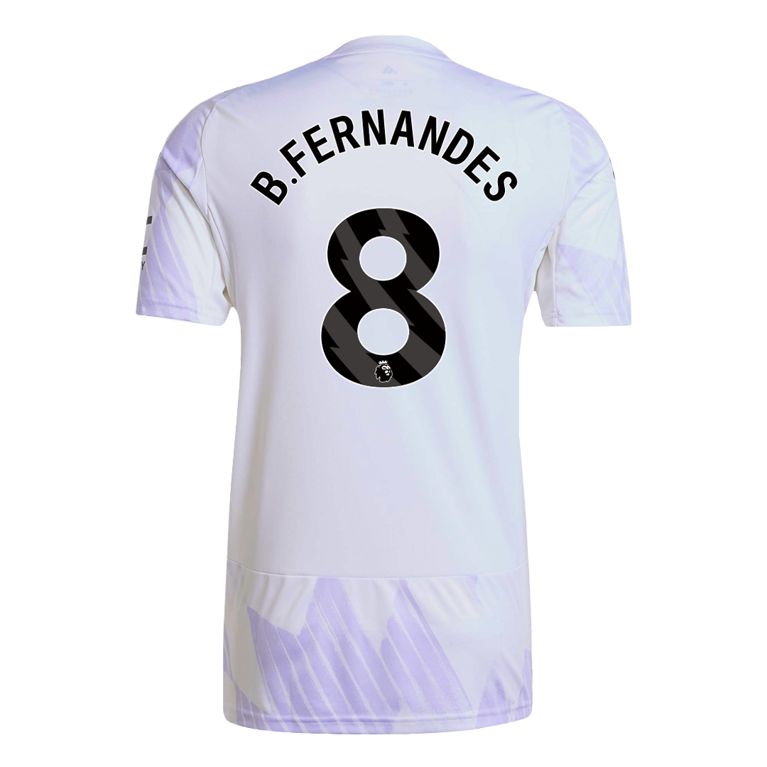 B.FERNANDES #8 Manchester United Borte Herrer Fan-drakt 2025/26