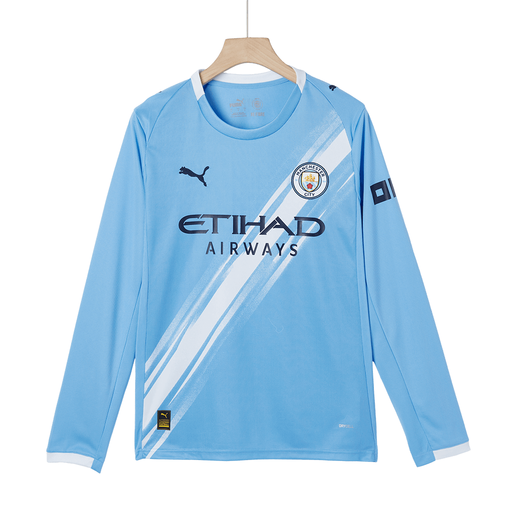 Manchester City Hjemme Herrer Fan-drakt Langermet 2025/26