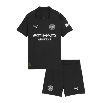 Manchester City Borte Barn Drakt + Shorts 2025/26