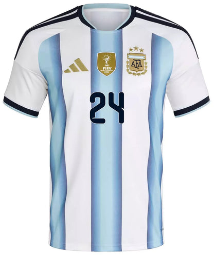 Argentina Hjemme Herrer Fan-drakt E. FERNÁNDEZ #24 – VM 2026