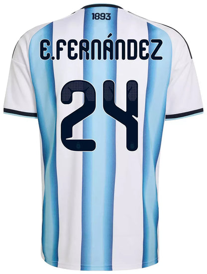 Argentina Hjemme Herrer Fan-drakt E. FERNÁNDEZ #24 – VM 2026