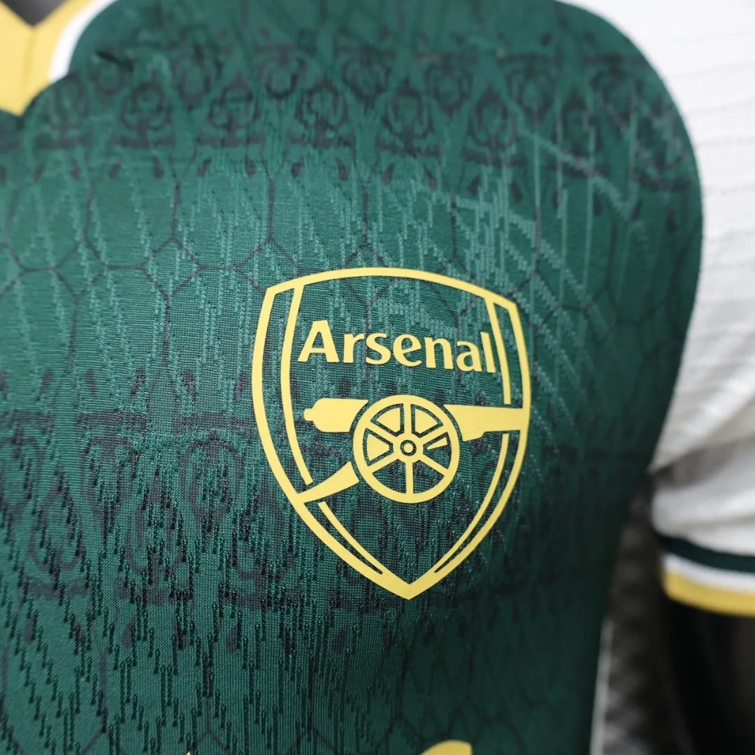 Arsenal Spesial Herrer Matchdrakt 2026/27 Grønn Med Emblem