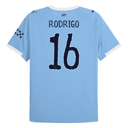 RODRIGO #16 Manchester City Hjemme Herrer Fan-drakt 2025/26 – Klubb-VM