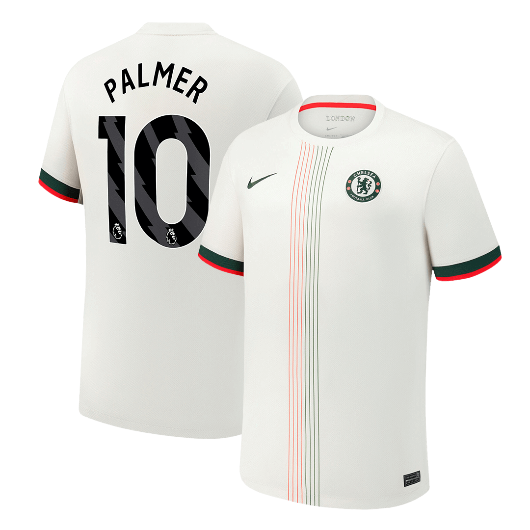 PALMER #10 Chelsea Borte Hvit Herrer Fan-drakt 2025/26