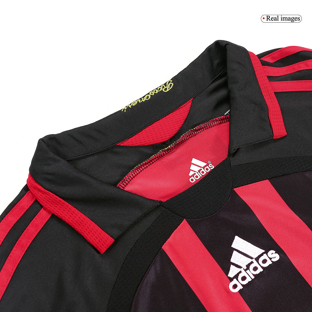AC Milan 2006/07 Hjemme Retro drakt Langermet