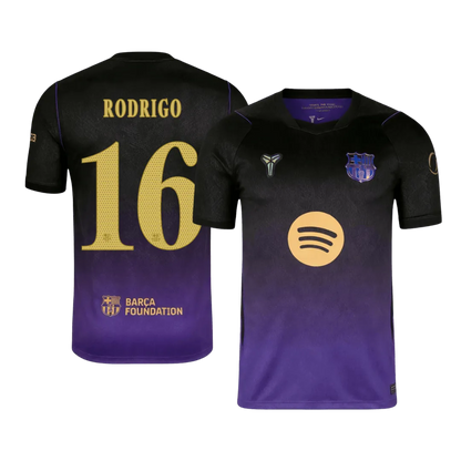 RODRIGO #16 Barcelona x Kobe Bryant Borte UCL Herrer Matchdrakt 2026/27