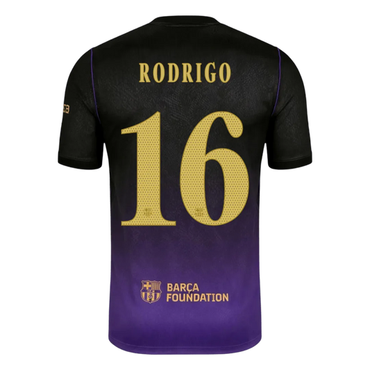 RODRIGO #16 Barcelona x Kobe Bryant Borte UCL Herrer Matchdrakt 2026/27