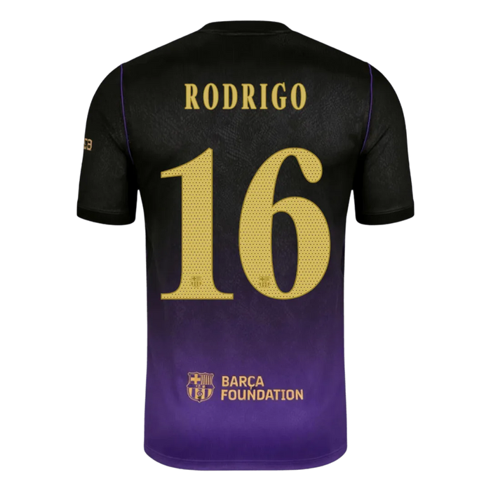 RODRIGO #16 Barcelona x Kobe Bryant Borte UCL Herrer Matchdrakt 2026/27