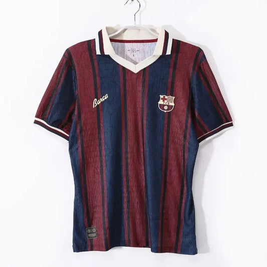 Modernist FC Barcelona Polo 125-års Retro Drakt