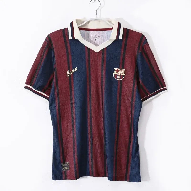 Modernist FC Barcelona Polo 125-års Retro Drakt