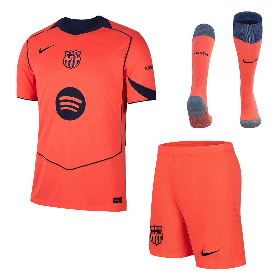 Barcelona Tredje Herrer Draktsett 2025/26
