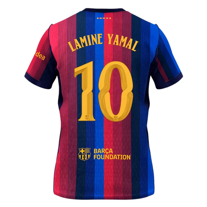 LAMINE YAMAL #10 Barcelona Hjemme UCL Herrer Fan-drakt 2026/27