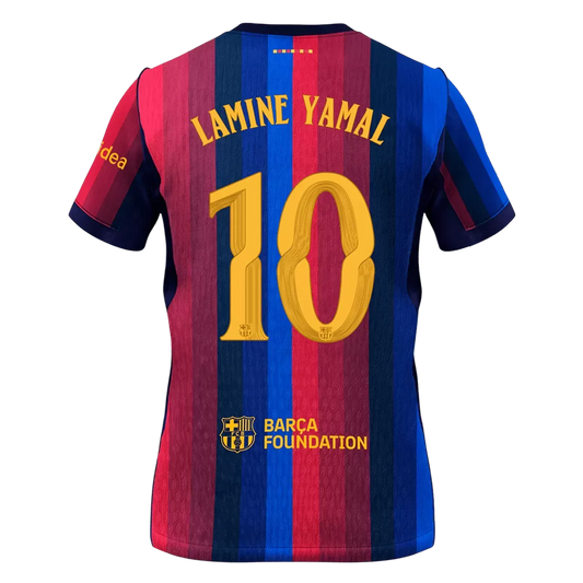 LAMINE YAMAL #10 Barcelona Hjemme UCL Herrer Fan-drakt 2026/27