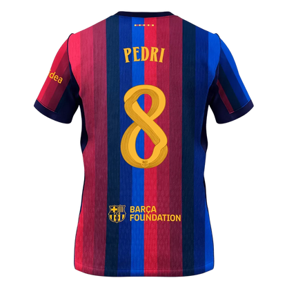 PEDRI #8 Barcelona Hjemme UCL Herrer Fan-drakt 2026/27