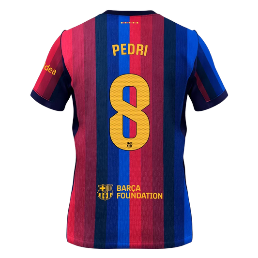 PEDRI #8 Barcelona Hjemme Herrer Fan-drakt 2026/27