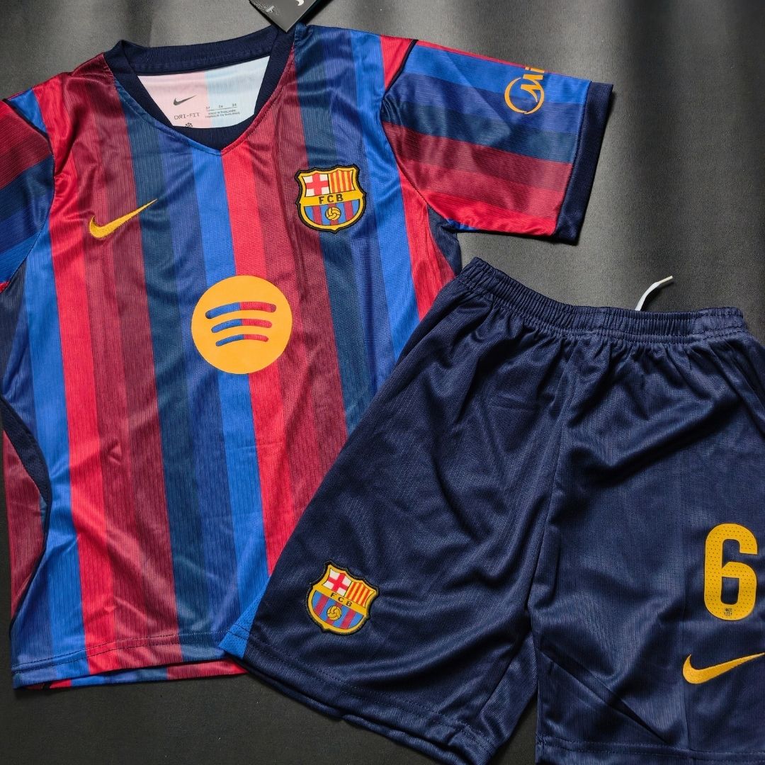 Barcelona Hjemme Barn Drakt + Shorts 2026/27