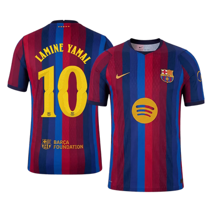 LAMINE YAMAL #10 Barcelona Hjemme UCL Herrer Matchdrakt 2026/27