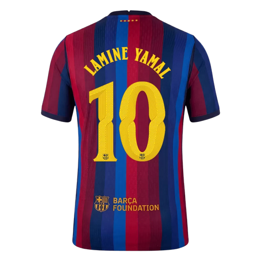 LAMINE YAMAL #10 Barcelona Hjemme UCL Herrer Matchdrakt 2026/27