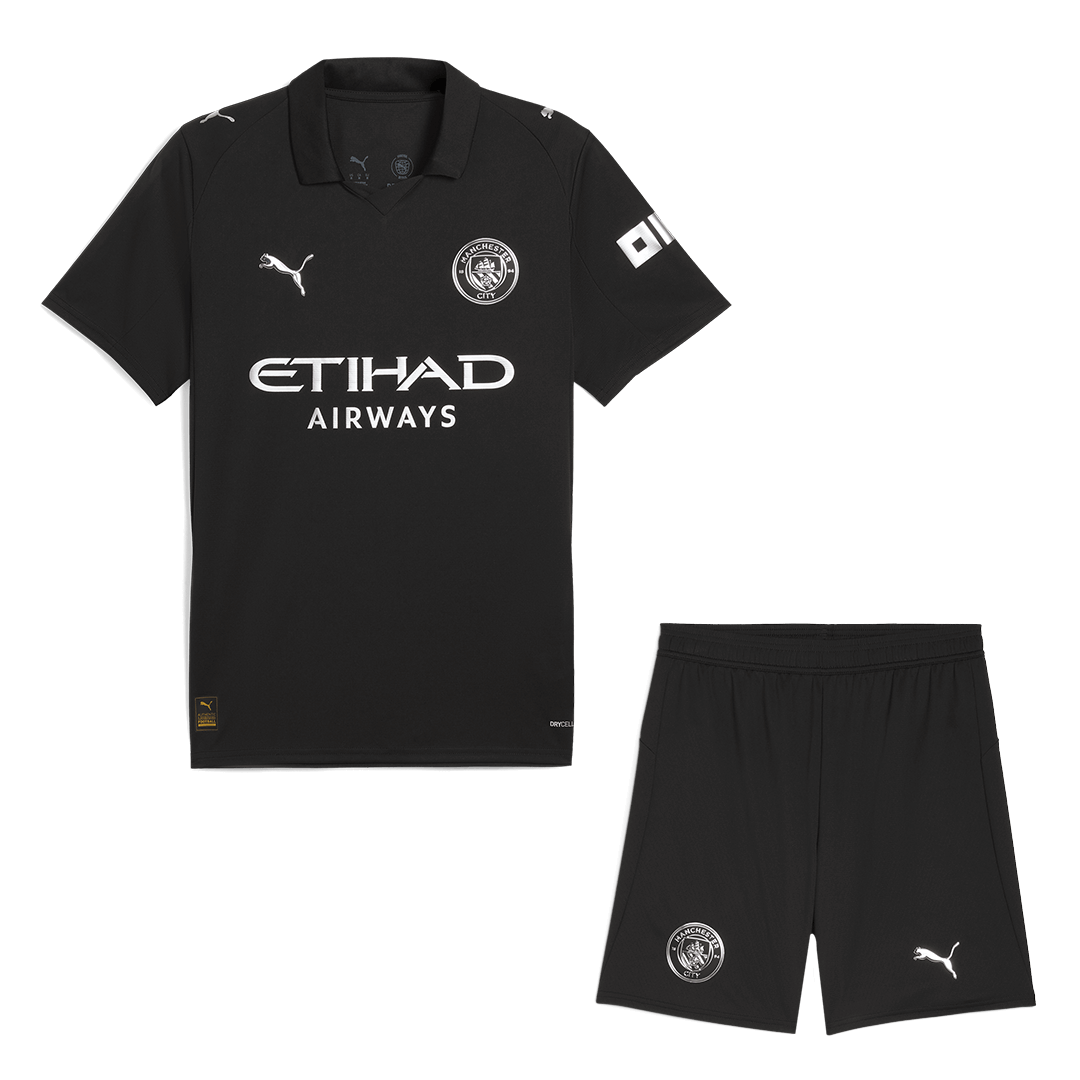 Manchester City Borte Herrer Drakt + Shorts 2025/26