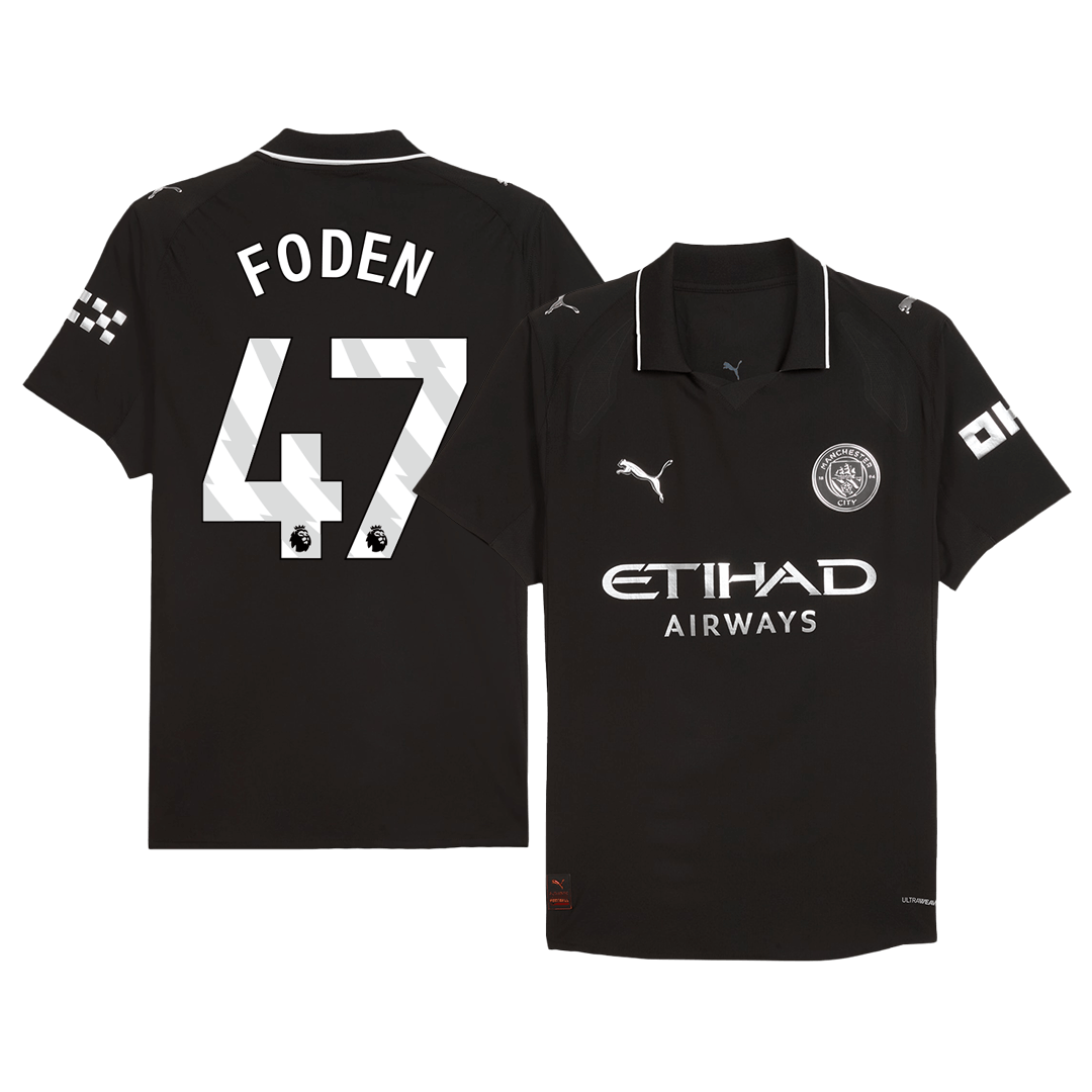 FODEN #47 Manchester City Borte Herrer Matchdrakt 2025/26