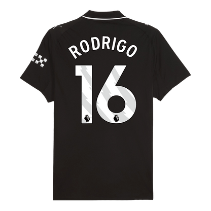 RODRIGO #16 Manchester City Borte Herrer Matchdrakt 2025/26