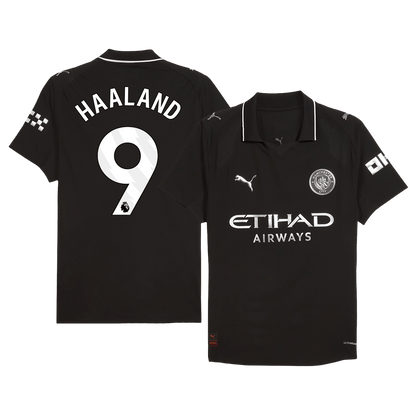 HAALAND #9 Manchester City Borte Herrer Matchdrakt 2025/26