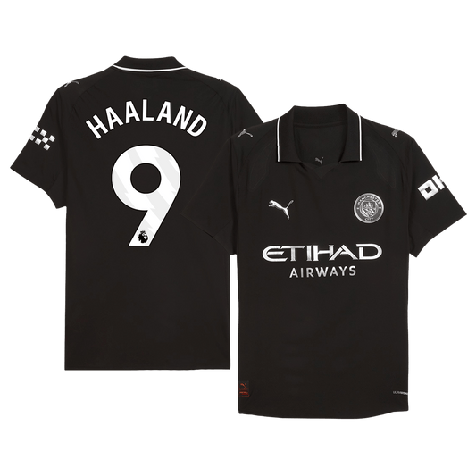HAALAND #9 Manchester City Borte Herrer Matchdrakt 2025/26