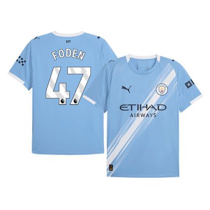 FODEN #47 Manchester City Hjemme Herrer Fan-drakt 2025/26