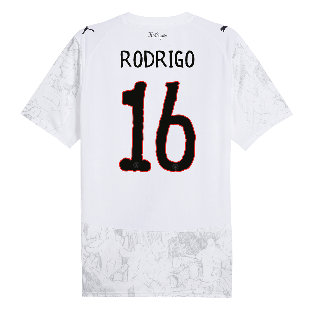 RODRIGO #16 Manchester City KidSuper Herrer Fan-drakt 2025/26 – Klubb-VM