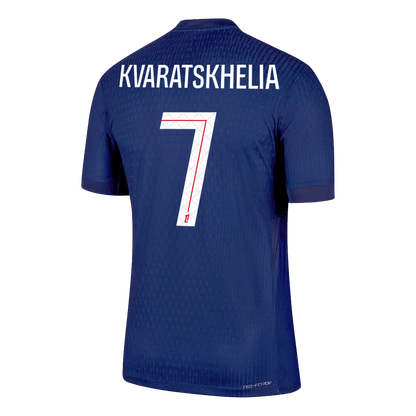 KVARATSKHELIA #7 PSG Hjemme Herrer Matchdrakt 2025/26