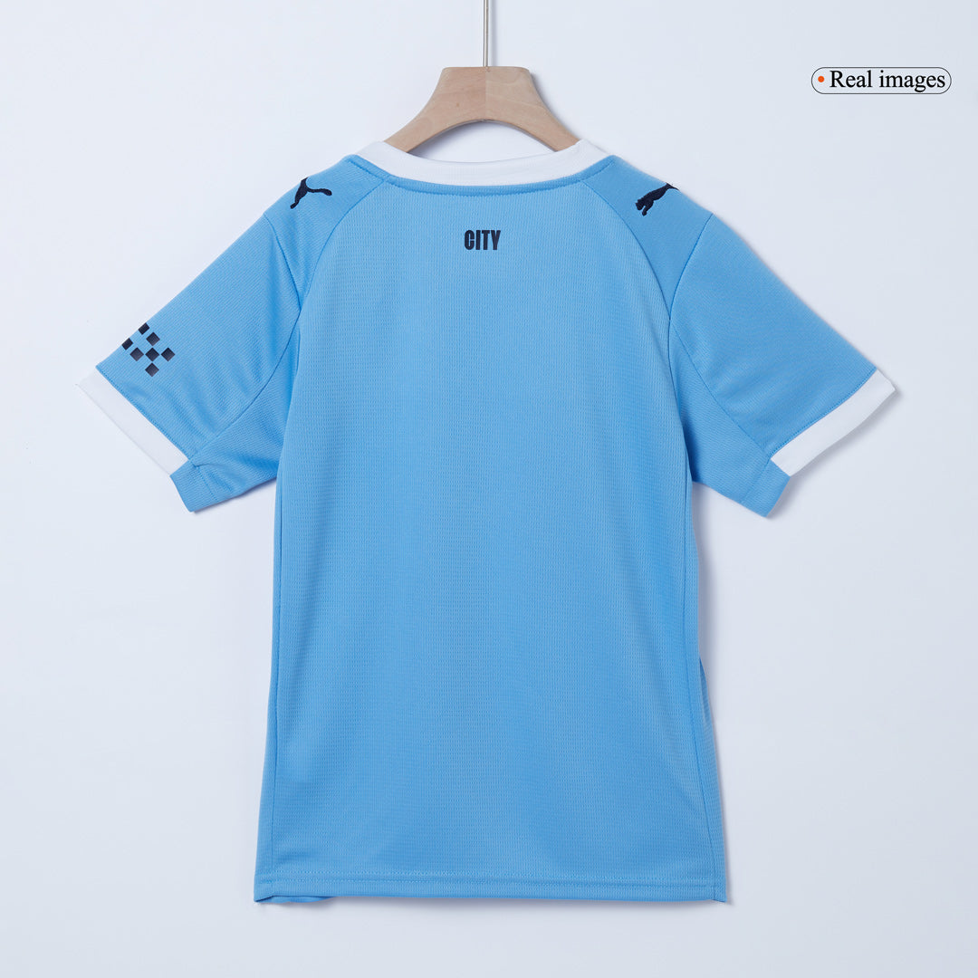 Manchester City Hjemme Barn Drakt + Shorts 2025/26