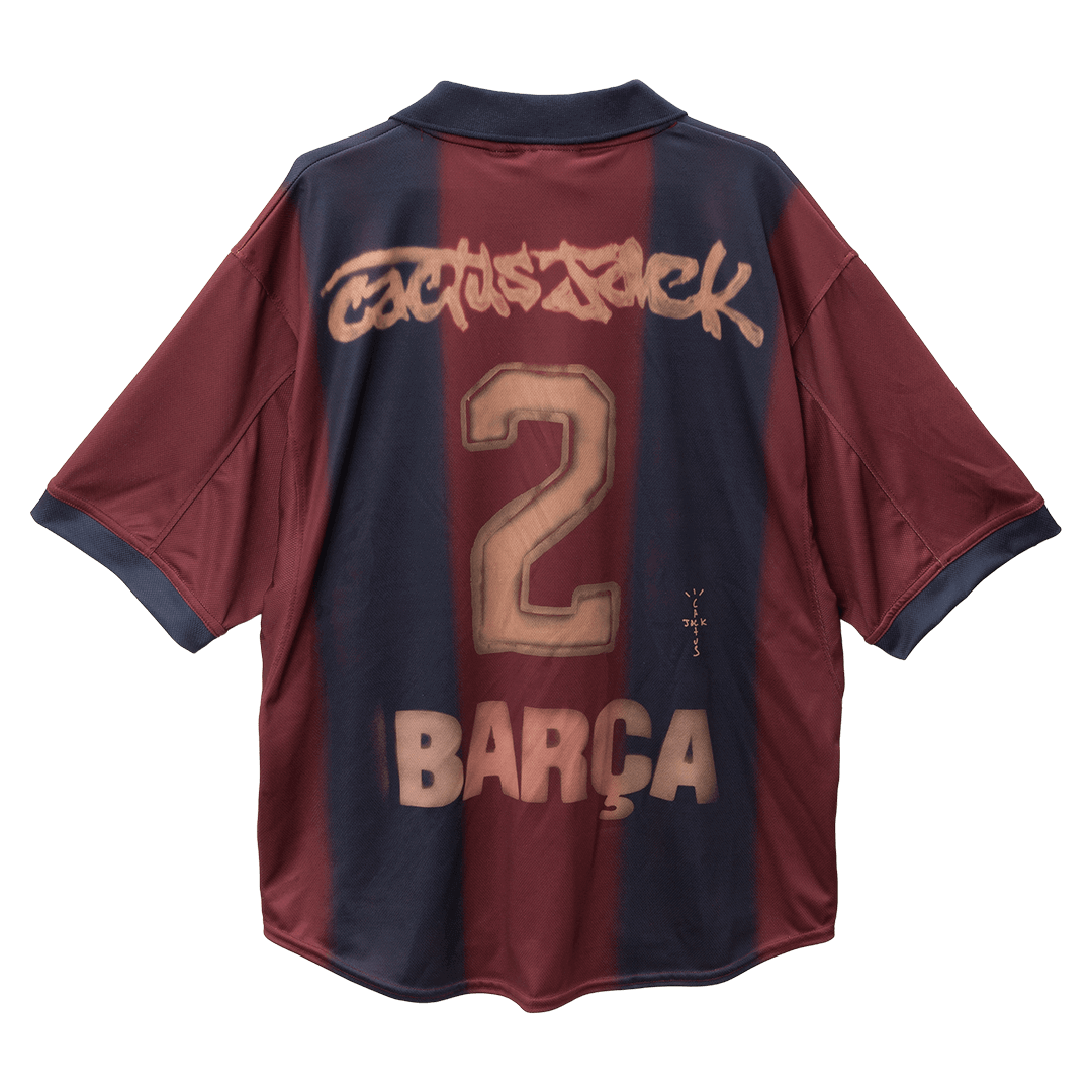 Barcelona 2000/01 Retro drakt Cactus Jack spesialutgave