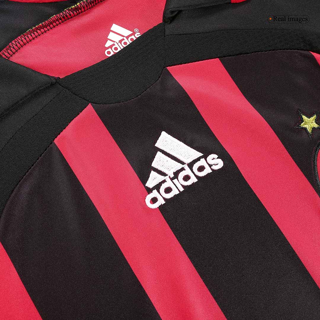 AC Milan 2006/07 Hjemme Retro drakt Langermet