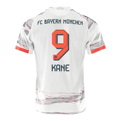 KANE #9 Bayern Munich Borte Hvit Herrer Matchdrakt 2025/26