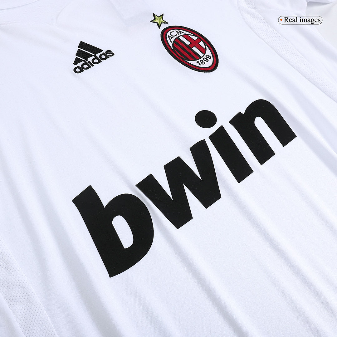 Ronaldinho #80 AC Milan 2009/10 Borte Retro drakt